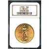 1928 $20 MS63 NGC. Lustrous, with orange-gold satiny surfaces.From the Aaron Bliss Collection. Impor