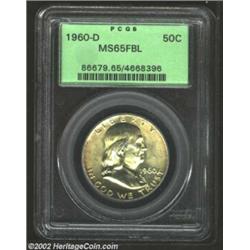 1960-D 50C MS65 PCGS. Smooth champagne toning covers both sides as does rich, creamy luster. Importa