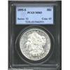 Image 1 : 1895-S S$1 MS63 PCGS. This fully brilliant example has lustrous surfaces that display hints of refle