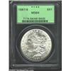 1887/6 S$1 MS64 PCGS. An elusive Choice example of this popular overdate, sporting an untoned appear