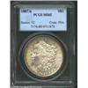 1887/6 S$1 MS65 PCGS. The lunule of the 6 is clearly discernible at the bottom of the 7 on this dist