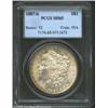 Image 1 : 1887/6 S$1 MS65 PCGS. The lunule of the 6 is clearly discernible at the bottom of the 7 on this dist