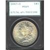 1887-O S$1 MS65 PCGS. The '87-O is a rather plentiful issue in lesser Mint State grades, but inferio