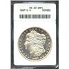 1887-O S$1 MS63 Deep Mirror Prooflike ANACS. Well struck and deeply reflective in the fields, each s