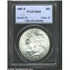 1887-S S$1 MS65 PCGS. While the obverse is generally brilliant, the reverse has dusky peripheral pea