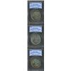 1888 S$1 MS64 PCGS, Ex: The Coin Guy Collection, bright-green iridescence overlays most of the obver