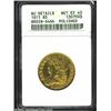 1811 $5 Small 5--Polished--ANACS, AU Details, Net XF40. Small 5, Breen-6464, B. 1-B, Miller-116, Hig