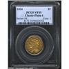 1834 $5 Plain 4 VF35 PCGS. Breen-6501, First Head, McCloskey 3-B, R.2. A golden-brown example that h