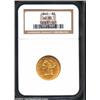 1840 $5 Narrow Mill AU55 NGC. A nicely struck example that has bright luster throughout the borders.