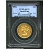 Image 1 : 1850 $10 Small Date AU55 PCGS. Scarcer than the 1850 Large Date and a significant condition rarity i