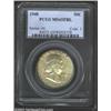 Image 1 : 1948 50C MS65 Full Bell Lines PCGS. Obviously original, the surfaces are pearl-gray with a wide cres