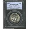 Image 1 : 1949 50C MS66 Full Bell Lines PCGS. A freckling of metallic-gray patina is evenly spread across both