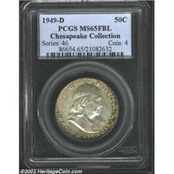 1949-D 50C MS65 Full Bell Lines PCGS. The strike on this issue is particularly bold, even in compari