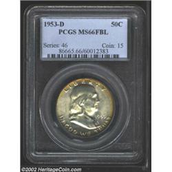 1953-D 50C MS66 Full Bell Lines PCGS. The limited certified population of this issue above the MS65.