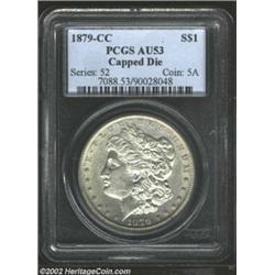 1879-CC S$1 Capped Die AU53 PCGS. VAM-3. Top 100 Variety. Albeit a little wear accounts for the grad