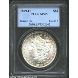 1879-O S$1 MS65 PCGS. A very pretty O-mint Dollar, this 1879-O is from an issue that is not often se