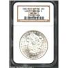 Image 1 : 1880/79-S S$1 MS66 NGC. Vam-11, Hot 50 Variety. Crisp, snow-white surfaces. Important notice: We exp