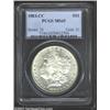1883-CC S$1 MS65 PCGS. Brilliant with creamy-white surfaces and smooth, nearly unblemished surfaces.