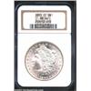1883-CC S$1 MS66 NGC. A few wisps of tan patina separates this lustrous Gem from full brilliance. Im