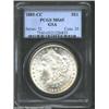 Image 1 : 1885-CC S$1 MS65 PCGS. Light golden peripheral toning is noted on the reverse between one o'clock an