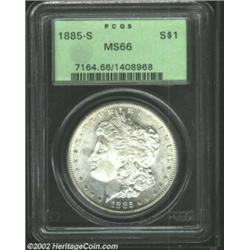 1885-S S$1 MS66 PCGS. The 1885-S Dollar is all-too-often overlooked by specialists because of the la