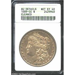 1889-CC S$1--Cleaned--ANACS. AU Details, Net XF40. The hairlines from cleaning are fairly well conce