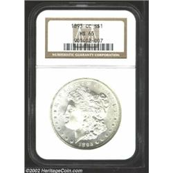 1893-CC S$1 MS65 NGC. The return of the anti-silver Democrat Grover Cleveland to the White House in.