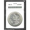 Image 1 : 1894 S$1 AU58 ANACS. The luster is nearly complete but is somewhat thin in places, but the coin real