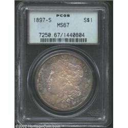 1897-S S$1 MS67 PCGS. Beginning with distributions from the San Francisco Mint in the 1920s, the 189