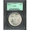1901-S S$1 MS65 PCGS. The light honey-gold patina is more prevalent on the reverse. A lustrous Gem w