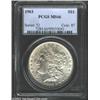 Image 1 : 1903 S$1 MS66 PCGS. Satiny in sheen, the fully lustrous surfaces are silver-gray in appearance save.