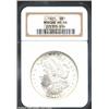 Image 1 : 1921 S$1 MS66 NGC. Frosty-white with shimmering fields and sparing, minimally offensive surface mark