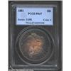 Image 1 : 1881 S$1 PR67 PCGS. Fully original and richly toned, both sides, however, are slightly different in.