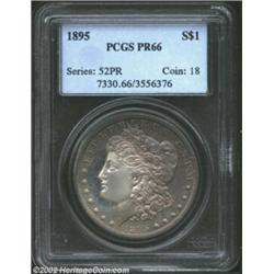 1895 S$1 PR66 PCGS. The 1895 Morgan Dollar has an official mintage of 12,000 business strikes. Howev