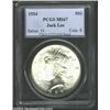 Image 1 : 1924 S$1 MS67 PCGS. Ex: Jack Lee Collection. This spectacular MS67 example is fully brilliant save f