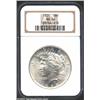 Image 1 : 1925 S$1 MS66 NGC. An impressively lustrous Gem that has a bold strike and immaculate preservation..