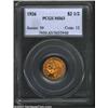 1926 $2 1/2 MS63 PCGS. Intense reddish-gold color overlays both sides and perhaps lightens ever so s