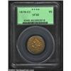1878-CC $5 VF30 PCGS. Winter 1-A. The extreme rarity of this issue in high grades is reinforced by t