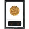 Image 2 : 1842 $10 Large Date AU50 ANACS. A sharply struck example that has original lemon-gold color and glim