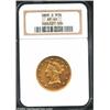 1868-S $10 XF40 NGC. A scarce issue of only 13,500 struck. Circulated with no distracting marks. Imp