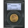 Image 1 : 1889-S $10 MS63 PCGS. A boldly struck example that has undisturbed luster and nicely preserved surfa