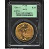 Image 1 : 1908-D $20 Motto MS63 PCGS. A flashy representative with attractive honey-gold patina and nicely pre