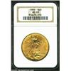 Image 1 : 1909 $20 MS63 NGC. The 1909 is a scarce issue in all grades and is especially difficult to locate in