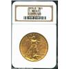 Image 1 : 1909/8 $20 MS61 NGC. Nicely preserved orange-gold specimen of this popular Saint-Gaudens Double Eagl