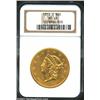 1853-O $20 XF45 NGC. A nice Extremely Fine example of this New Orleans Mint issue with a scant minta