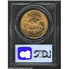 Image 2 : 1857-S $20 AU55 PCGS. Both the color and luster on this early S-mint Twenty are especially attractiv