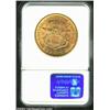 Image 2 : 1863-S $20 MS61 NGC. A lustrous example of this popular Type One Twenty that is available now in lar