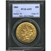 Image 1 : 1864 $20 AU53 PCGS. While the 1864 is not as difficult to locate in the finer circulated grades than