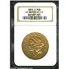 Image 1 : 1866-S $20 No Motto XF40 NGC. The approximate mintage of this issue is 12,000 pieces, all of which w