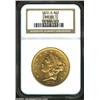 Image 1 : 1872-S $20 MS62 NGC. An underrated Type Two Twenty at the present level of preservation, the 1872-S.